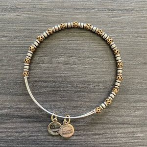 Alex and Ani Two-Tone Beaded Bracelet